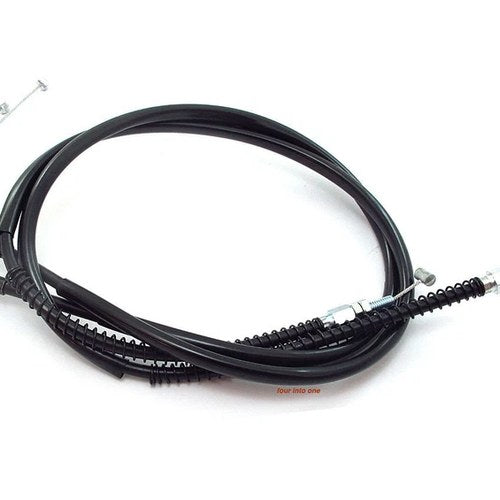 Throttle Cable Set - Honda CB400F - 1975-1976 - Black - Push & Pull