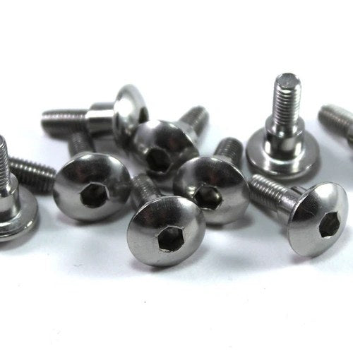 10x m5 Fairing Bolts 6mm Shoulder Bodywork Bolt Pan Allen Head Stainless Steel