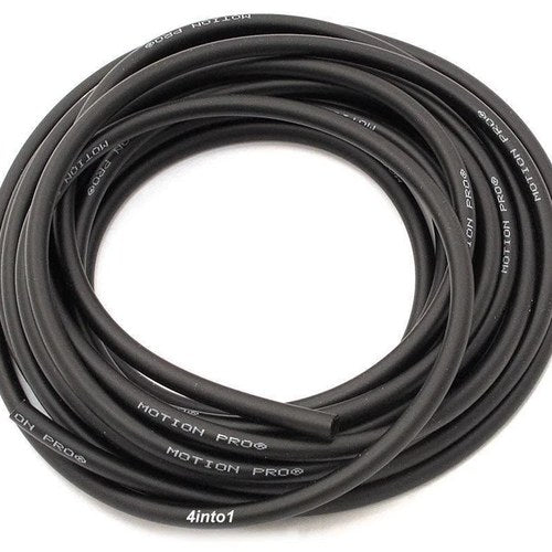 Motion Pro Black Motorcycle Tygon Fuel Gas Line - 3/16" (5mm) - 5' Feet