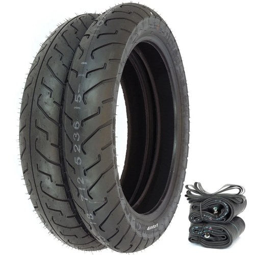 Shinko 712 Tire Set - Yamaha RD350 XS360 - Tires Tubes and Rim Strips