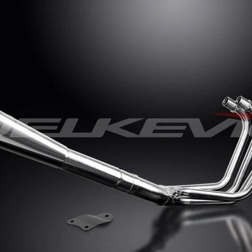 Delkevic Full 4-1 Stainless Exhaust - Kawasaki KZ1000J Z1000J 1981-1983 Muffler