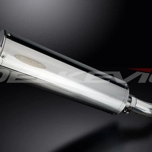 Delkevic 18" Stainless Muffler - Suzuki GSX1250F Traveller 2010-2016 Exhaust