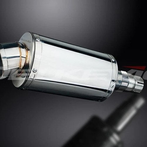 Delkevic 9" Stainless Oval Muffler - Yamaha YZF-R6 2006-2017 Exhaust