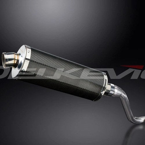 Delkevic 14" Carbon Fiber oval Muffler - Honda CRF250L - 2012-2016 Exhaust