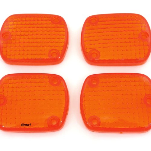 Honda Turn Signal Lens Set - 33402-MB1-003 - Amber - CMX250C VF/VT500/700/1100