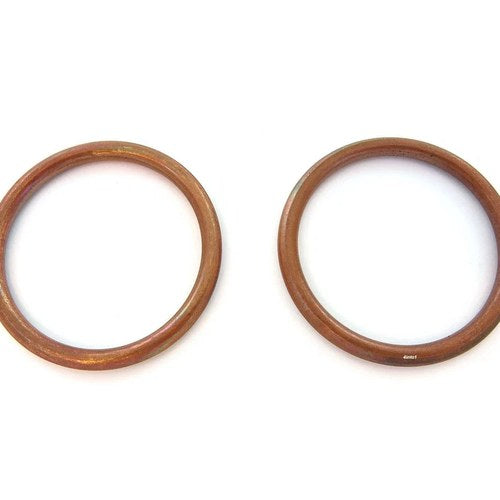 Set of 2 Vesrah Exhaust Gaskets - 18291-MM8-880 - Honda XL350 CB/CL450 CB500T