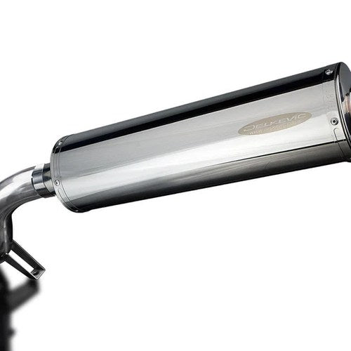 Delkevic 18" Stainless Steel Slip-On Oval Muffler - BMW R1200GS - 04-09 Exhaust