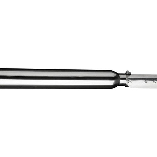 Delkevic 21" Stainless Bull Nose Tip Muffler - Yamaha Bolt XV950 - 14-19 Exhaust