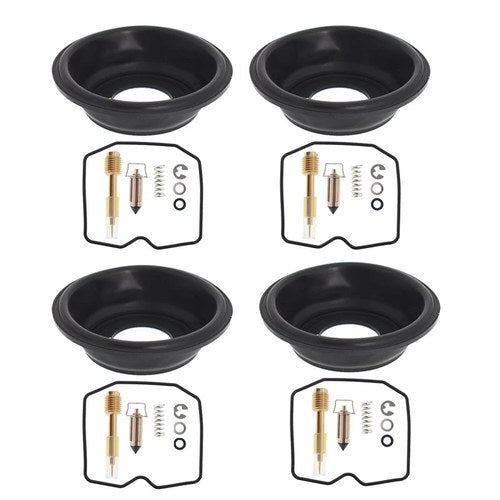 4 Carburetor Carb Repair Kit Diaphragms for Kawasaki Ninja 750R 900R ZX 750 900