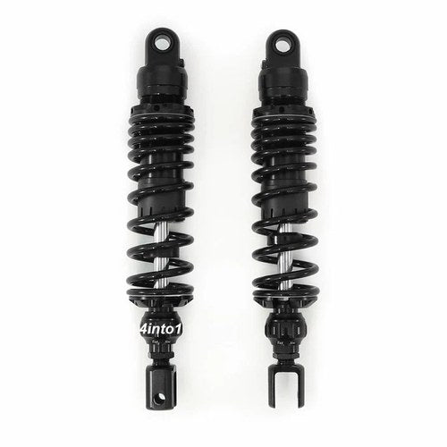 Adjustable Black Rear Performance Shocks Suspension - 320mm - 330mm - 12.5" 13"