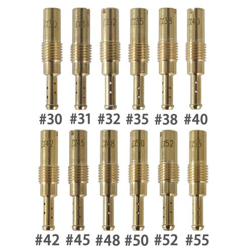(12pcs Set) Slow/Pilot Jet for Pwk Oko CVK30,31, 32,35,38,40,42,45 48 50 55