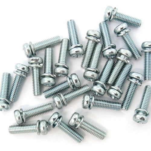 Jis Phillips Pan Head Metric Motorcycle Carburetor Bolts - 25 Pack - 4X14