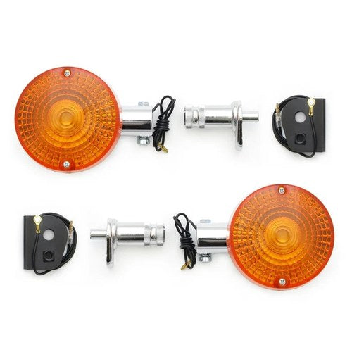 Rear Left & Right Turn Signal Set - Honda CB550F CB550K CB750F CB750K