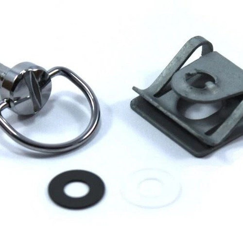 Chrome 17mm Dzus Fastener D Ring Bail Yamaha Ducati Honda Suzuki Fairing Shiny