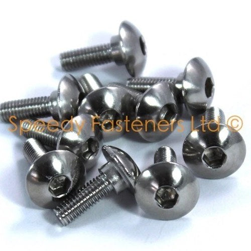 10x Fairing Bolts Stainless m5 +3mm Shoulder fits Aprilia RS 50 125 250 RSV1000