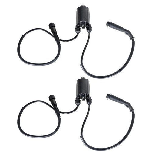 New For Honda Shadow Vlx VT600C 1988-07 2sets of Ignition Coil & Spark Plug Cap