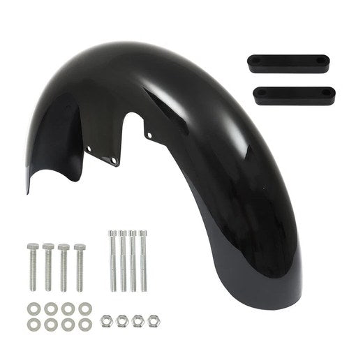 19inch Wheel Wrap Front Fender ABS For Touring Electra Road Glide Bagger US
