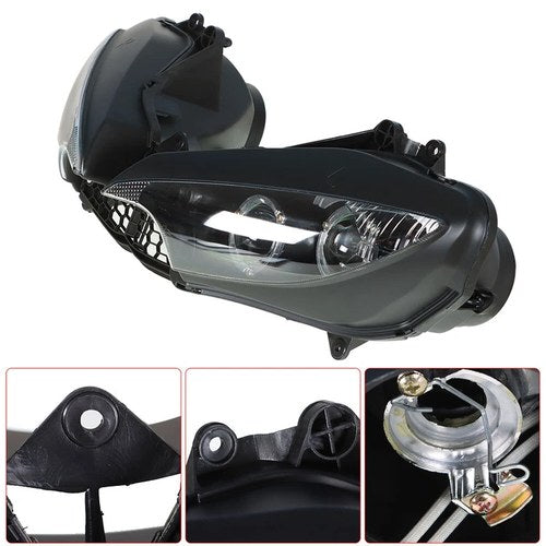Fit for Yamaha 2003-2005 Yzf R6 & 2006-2009 R6S Front Headlight Headlamp