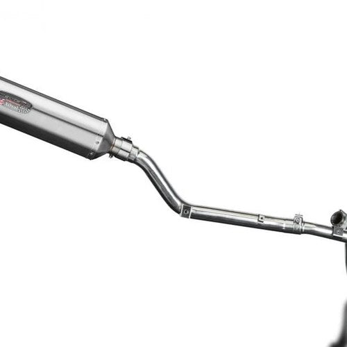 Delkevic Full System 13.5" X-Oval Stainless Exhaust Muffler Suzuki DR-Z400 00-24
