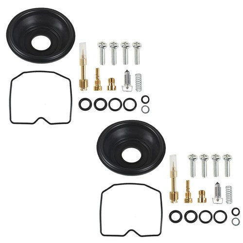 2 Carburetor Rebuild Kit plunger diaphragm For Kawasaki EN450A 454 Ltd 1985-1990