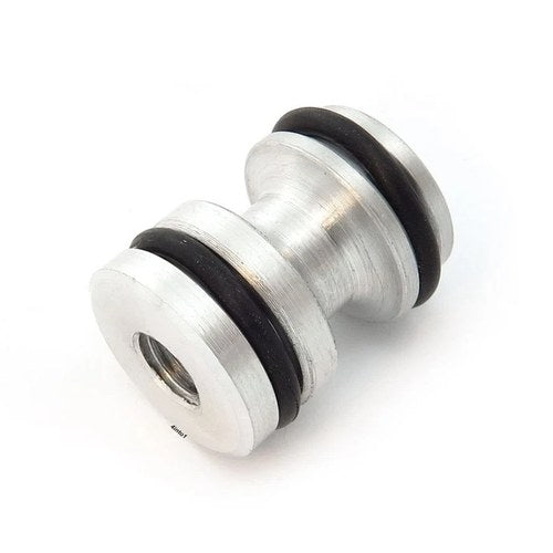 TTR400 Aluminum Tachometer Blanking Plug - Silver - Honda CB400F 1975 1976 1977