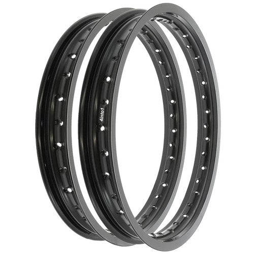 Rising Sun Black Aluminum Rim Set Honda CL175 CL175K Scrambler 1971 1972 1973