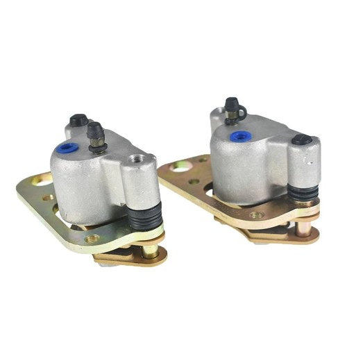 Front Left Right Brake Calipers for Polaris Scrambler 400 500 1998-2004 w/Pads