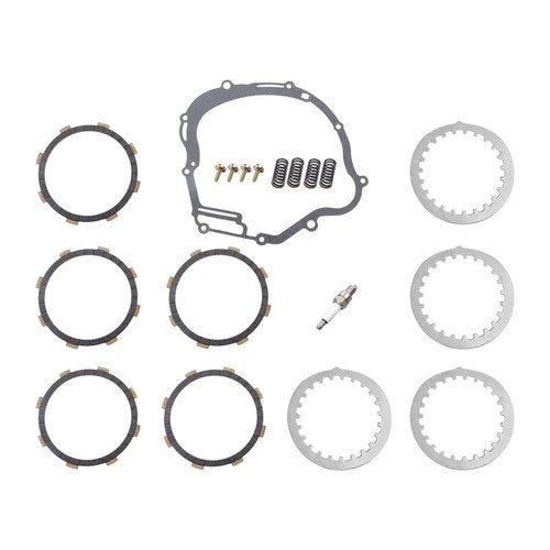 Clutch Friction Steel Plates Kit w/ Gasket Springs For Yamaha TTR125L 20