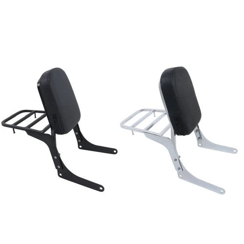 Backrest Sissy Bar Luggage Rack Cushion Pad For Honda Rebel 250 CMX250 CA250
