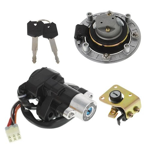 For Suzuki Katana 600 750 1998-2006 Ignition Switch Fuel Gas Cap Seat Lock Keys