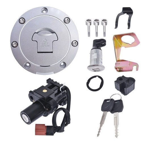 For 2007-2014 Honda Cbr 600RR 1000RR Ignition Switch Fuel Gas Cap Seat Lock Key