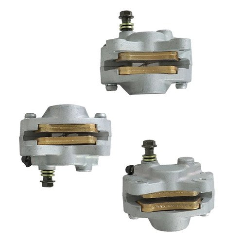 Front & Rear Brake Calipers w/Pads ×3 For Arctic Cat 500 4x4 Automatic 2000-2002