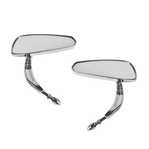 Motorcycle Rear View Side Mirrors For Breakout Wide Glide Chrome