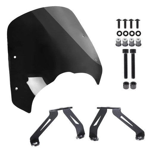 Smoke Windshield Windscreen Fit For Kawasaki Vulcan S VN650 N70 2015-2020 2018