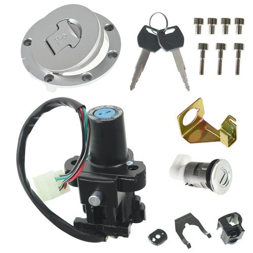 Ignition Switch Fuel Gas Cap Lock Key Kit For CBR1100XX CBR900RR CBR954RR 600RR