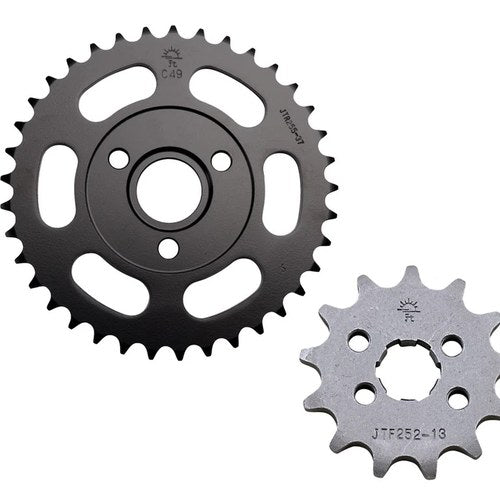 JT Steel 13 Tooth Front & 37 Tooth Rear Sprocket Kit Honda Z50 1972-1999