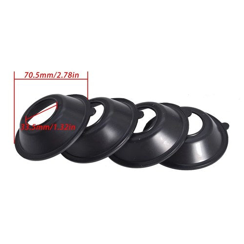 2Pcs Carburetor Slide Diaphragms FIit For Honda Shadow VT750 04-07 Carb