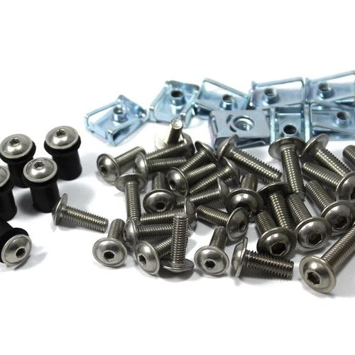 Complete Stainless Ducati Panigale V4 Fairing Screw Bolt Clip Screen Kit 2018+
