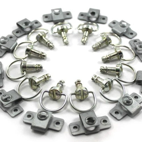 12x Dzus Race Fairing Kit Quick Release Quarter Turn Yamaha Kawasaki Honda 15mm