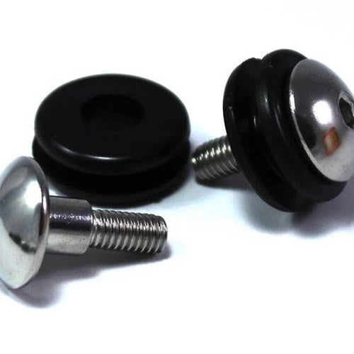 2x Rubber Fairing Grommet Yamaha R1 R6 Grommets & m6 Stainless Shoulder Bolts