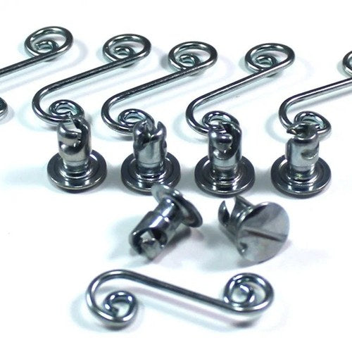 6x Dzus Fasteners D4 AJ5 40 Motorcycle Quick Release Quarter Turn Slotted