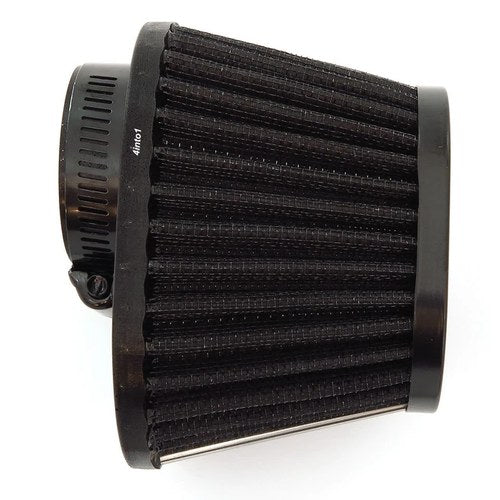 Black Performance Oval Pod Filter - 39mm - Honda CB750 Kawasaki Suzuki Yamaha