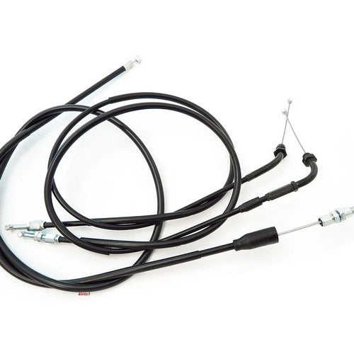 Short Control Cable Set Honda CB550 CB750 - 1969-1976 Clutch Push Pull Throttle