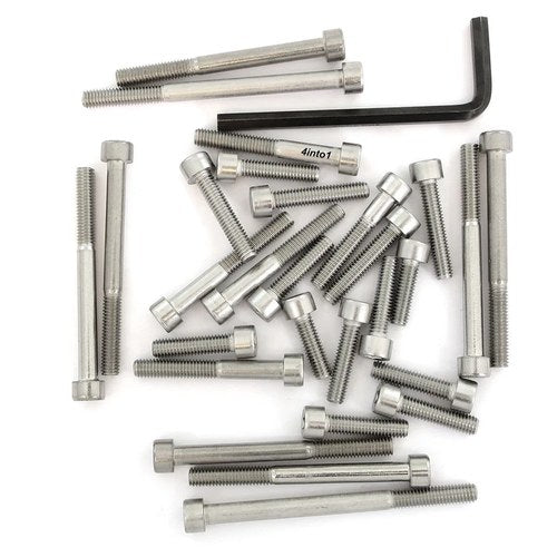 Stainless Steel Allen Bolt Set - Honda CR125M Elsinore - 1974-1975 - 28 Bolts