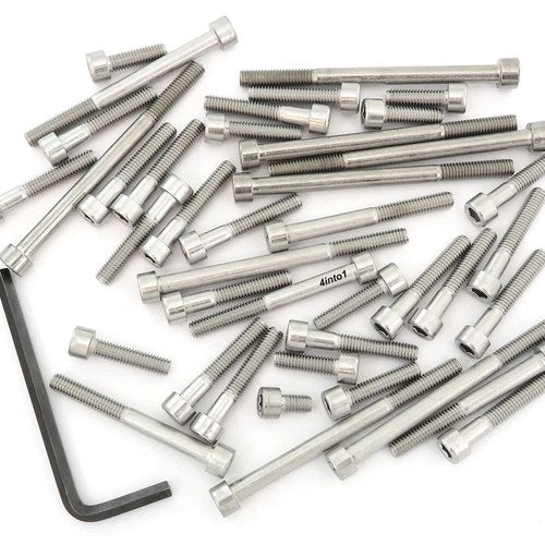 Stainless Steel Allen Bolt Set - Honda GL1200 Gold Wing - 1986-1987 - 41 Bolts