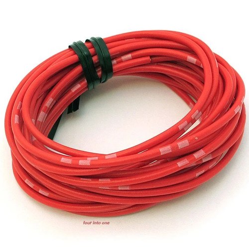 OEM Colored Electrical Wire 18 Gauge - 13' Roll - Red