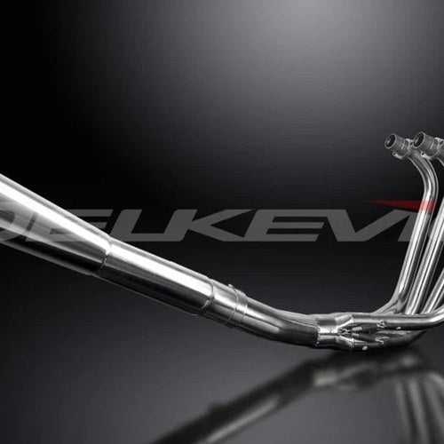 Delkevic Complete 4into1 Stainless Exhaust - Kawasaki GPZ750 ZX750A 1982-1985