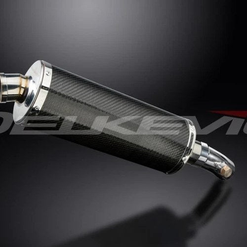 Delkevic 14" Carbon Muffler - Kawasaki Ninja 650 06-11 Versys 650 07-14 Exhaust