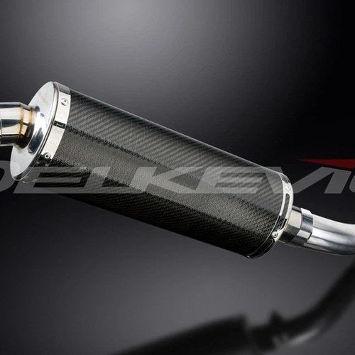 Delkevic 14" Carbon Fiber Oval Muffler - Triumph Sprint ST 955i - 98-05 Exhaust