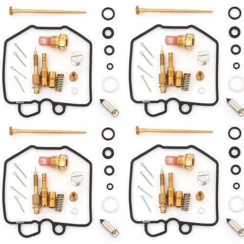 Set of 4 Deluxe Carburetor Rebuild Kits - Honda GL1100 Gold Wing Goldwing 80-83